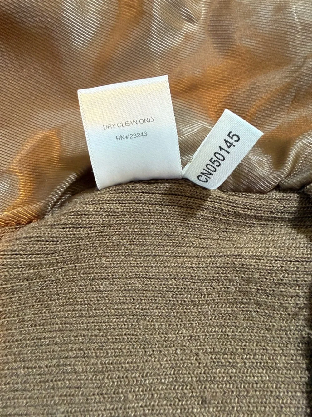 New York & Company Collection Asymmetrical Faux Suede Brown Jacket Size M - Picture 13 of 14